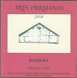 <strong>2008 Barbera  </strong>
There are slightly toasted notes here of chestnut or almonds followed by a blast of berry fruit and dark chocolate. The wine is crisp, polished and clean. The finish is marked by very refreshing acidity. 