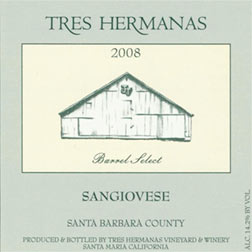 <strong>2008 Sangiovese </strong>
