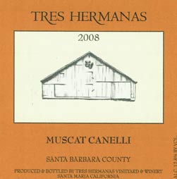 <strong>2008 Muscat Canelli </strong>
All the honey, oranges and perfumes of Muscat are in this bottle, which has a ripeness balanced by freshness which makes it irresistible. The texture is oily, silky perhaps, with just the right touch of acidity. Mark this wine dry.